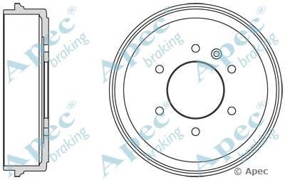 APEC BRAKING drm9713 -  Тормозной барабан